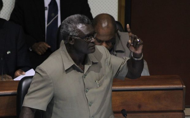 Solomon Islands Prime Minister Manasseh Sogavare has emerged as a leading advocate for regional representation for West Papuans Photo: RNZI Koroi Hawkins
